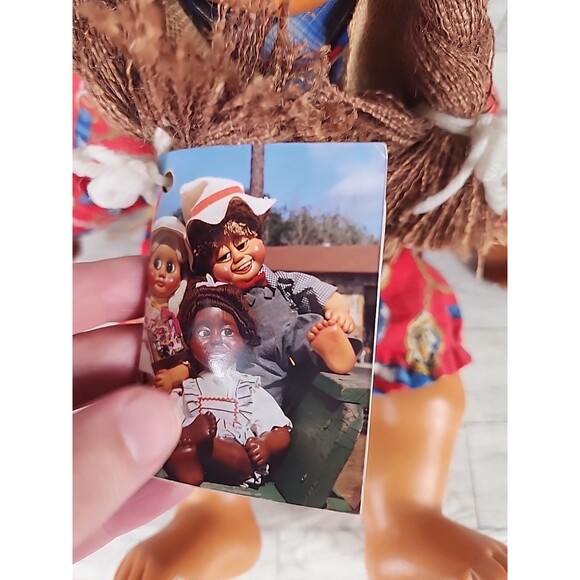 Vintage NABER KIDS Doll WOOD CHIPS & RESIN Darina Rare COA ATTACHED Toddler 18" - Picture 4 of 10